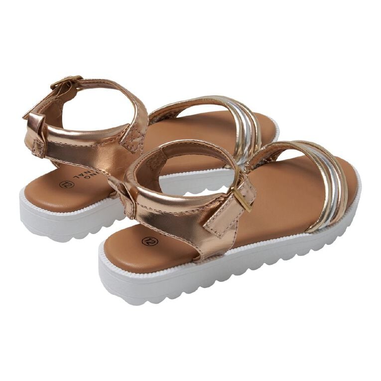 Young Original Senior Kids' Amelie Sandals, Silver Grey, hi-res
