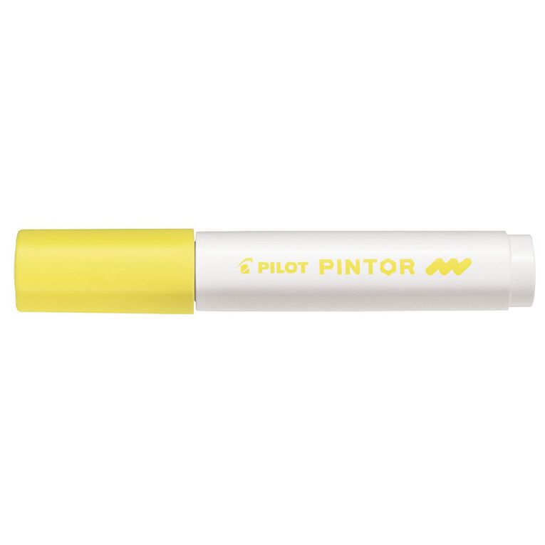 Pilot Pintor Marker Bullet Medium 4.5mm Tip Yellow, , hi-res