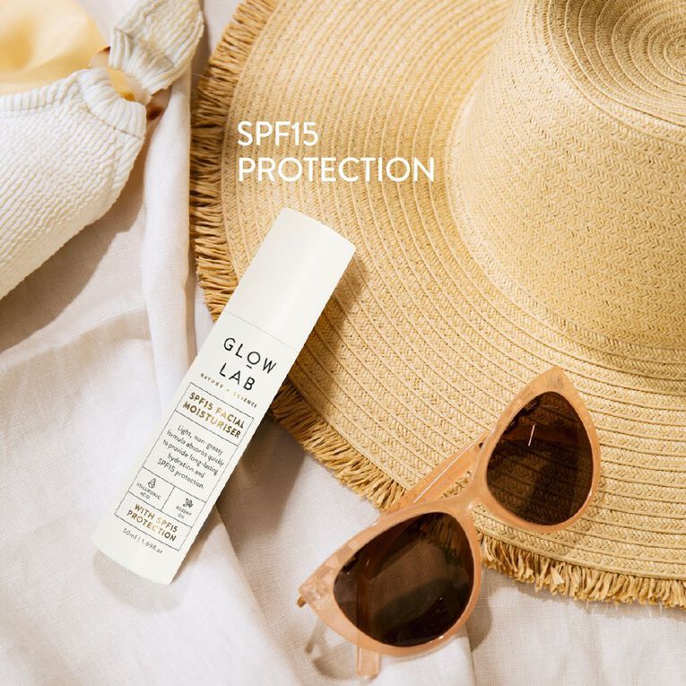Glow Lab Facial Moisturiser SPF15+ 50ml, , hi-res