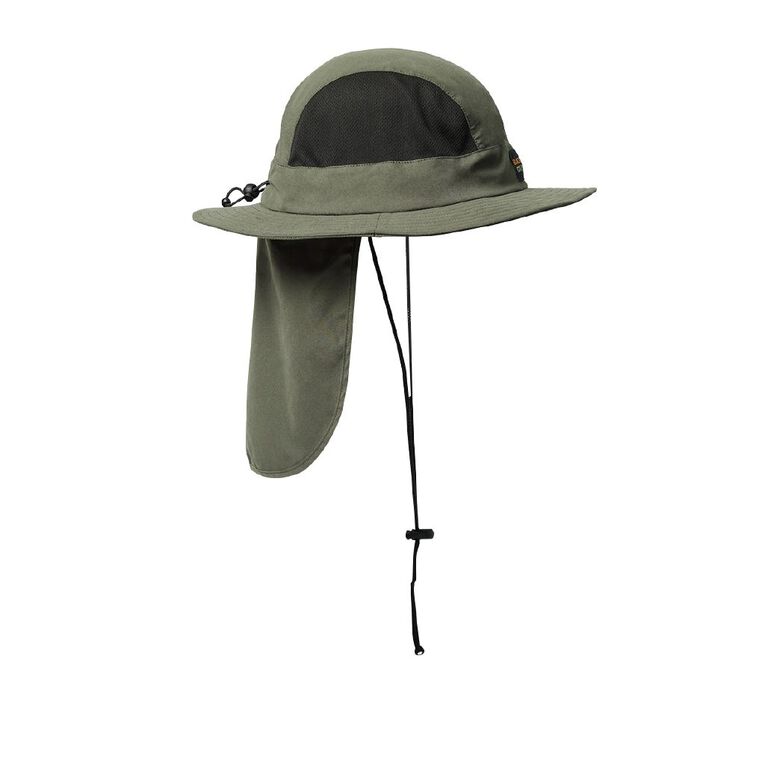Back Country Adults' Panel Legionnaire Hat, Khaki, hi-res