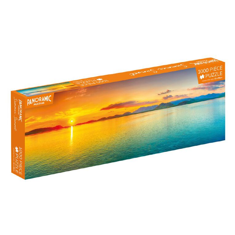 Panoramic Sunset Landscape 1000 Piece Puzzle, , hi-res