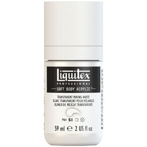 Liquitex Soft Body S1 Acrylic Paint Transparent Mixing White