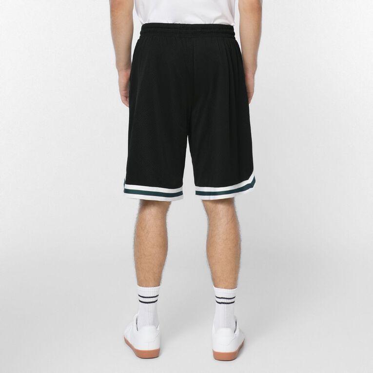 Garage Men's Baggy Basketball Shorts, Black, hi-res