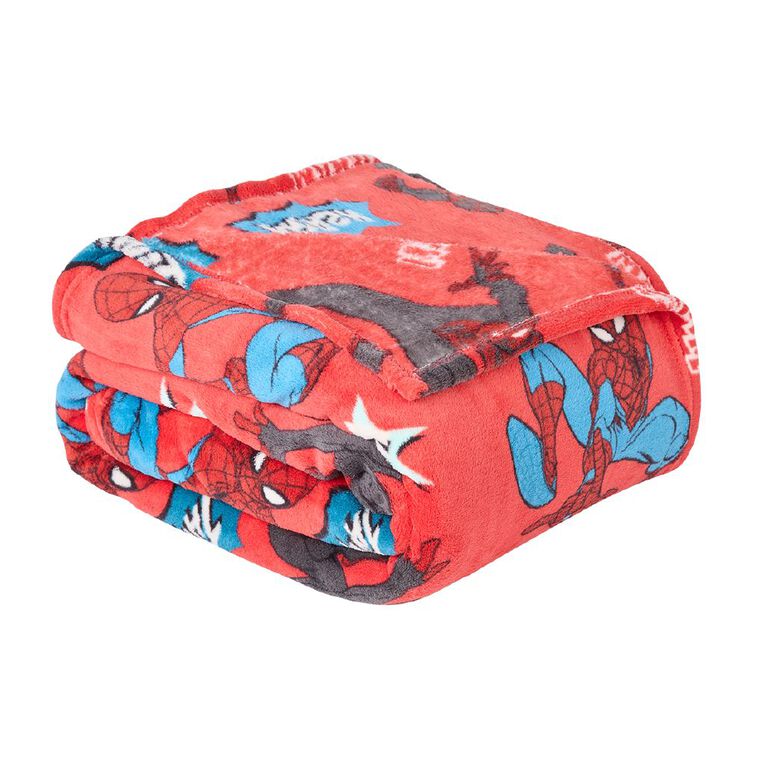 Spider-Man Coral Fleece Throw 127cm x 152cm, , hi-res
