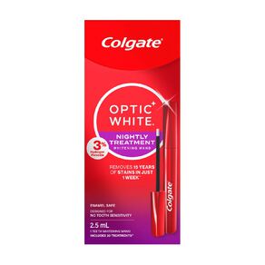 Colgate Optic White Nightly Treatment Whitening Wand 3% 1 Pack 2.5ml