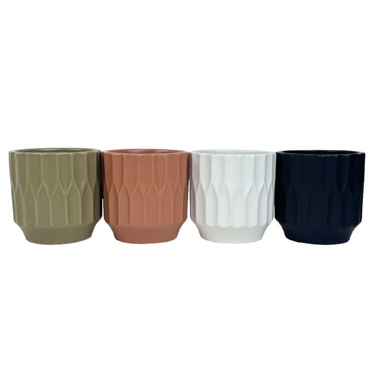 Kiwi Garden Stoneware Pot 10cm Assorted, , hi-res