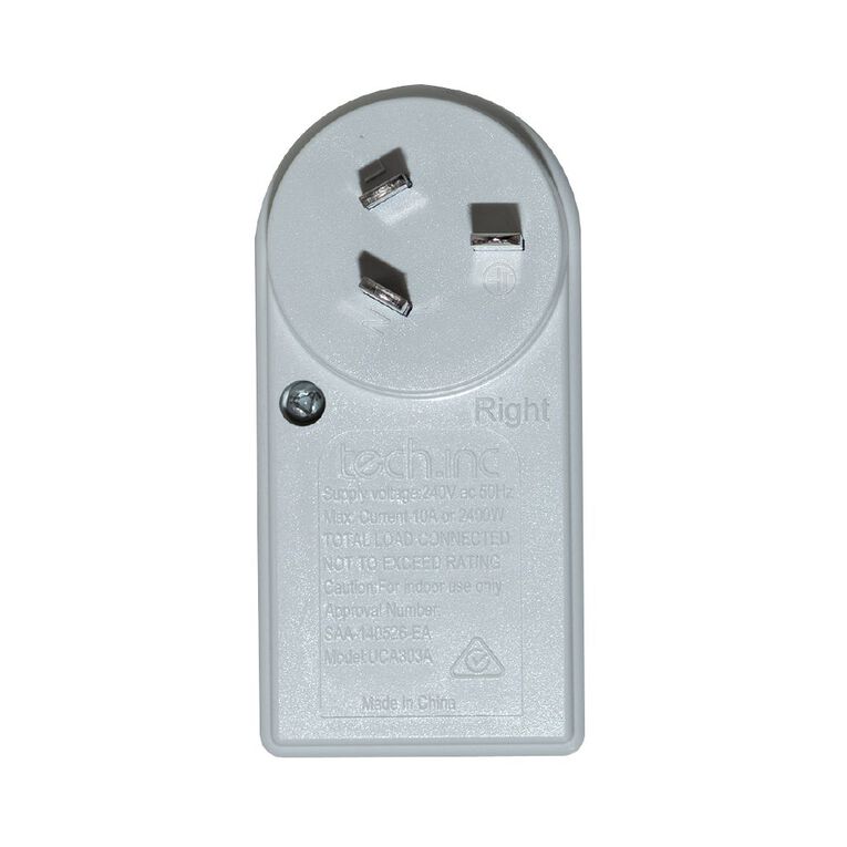 Tech.Inc Right Hand Double Plug Adapter, , hi-res