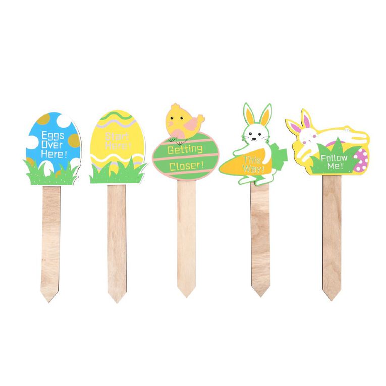 Party Inc Easter MDF Garden Stake Assorted, , hi-res