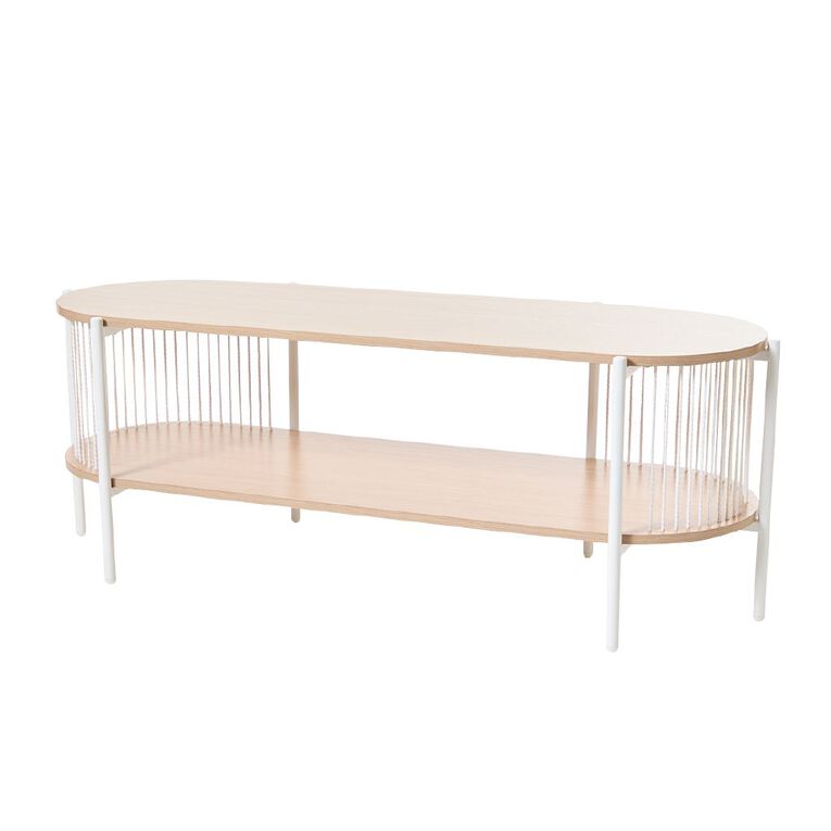 Living & Co Ezra Rope Entertainment Unit Natural, , hi-res