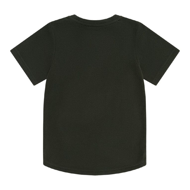 Back Country Kids' Fleece Zip Pocket Tee, Green Dark, hi-res