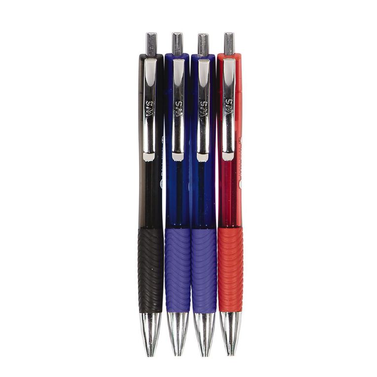 WS Smooth Ball Pen 4 Pack, , hi-res