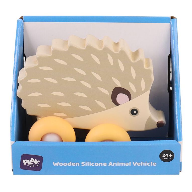 Play Studio Wooden Silicone Animal Vehicles Assorted, , hi-res