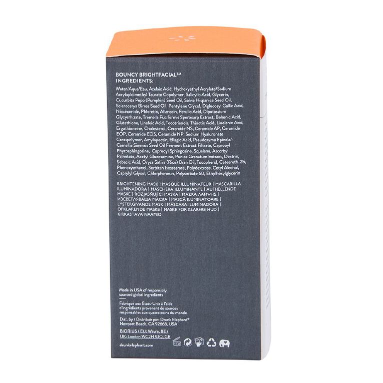 Drunk Elephant Bouncy Brightfacial Masque Illuminateur 50ml, , hi-res