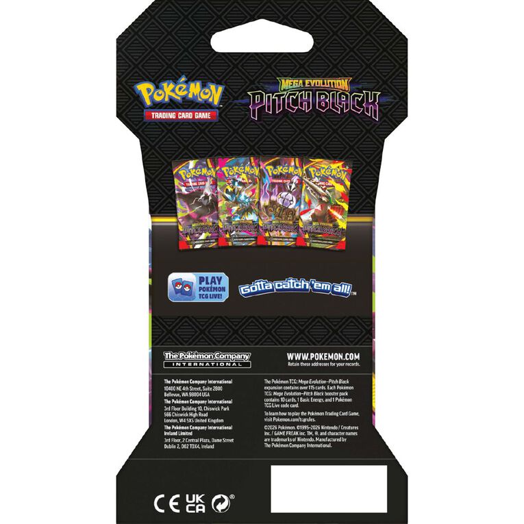 Pokemon ME 5 Pitch Black Blisters LIMIT 10 PER CUSTOMER, , hi-res
