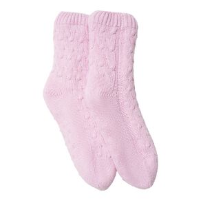H&H Women's Sherpa Cable Half Crew Socks 1 Pack