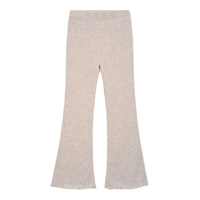 Young Original Rib Flare Leggings, Grey Light, hi-res