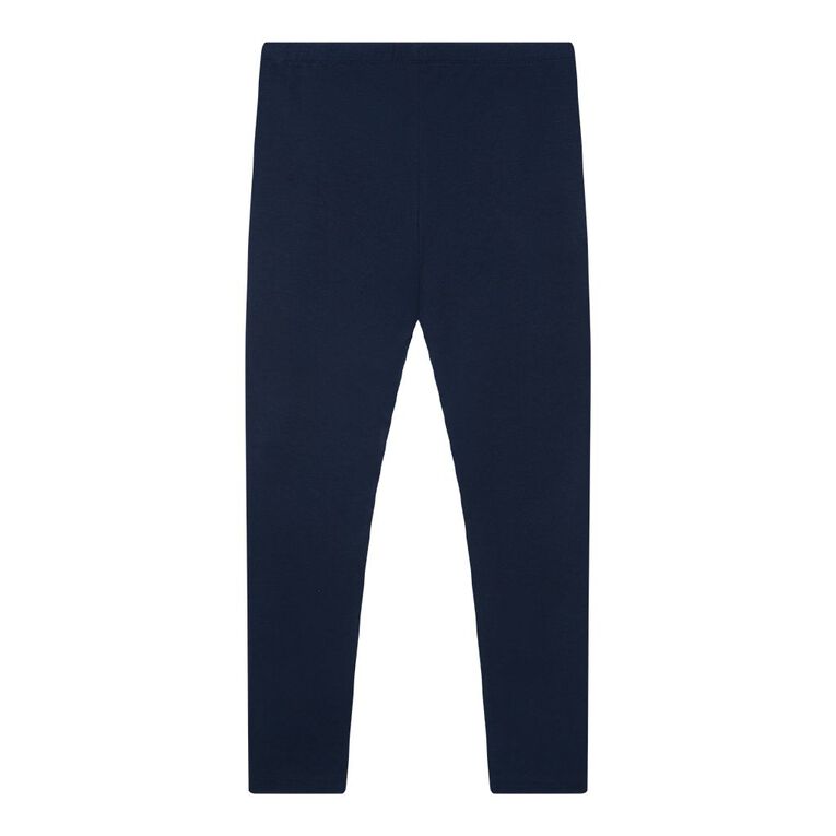 Young Original Plain Leggings, Blue Dark, hi-res