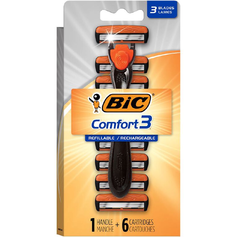 Bic Hybrid Advance Men's Triple Blade Disposable Razor 6 Pack, , hi-res