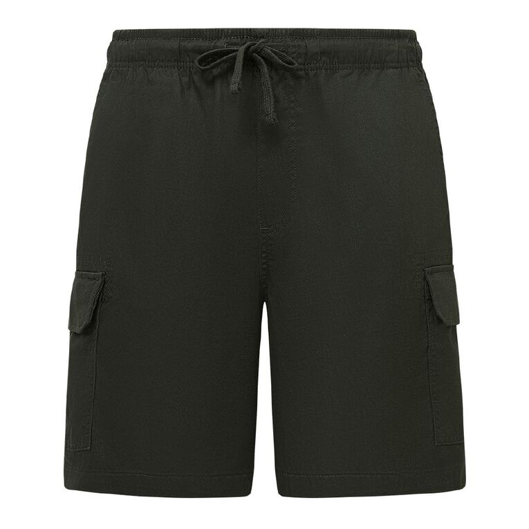 H&H Men's Cargo Shorts, Green Dark, hi-res
