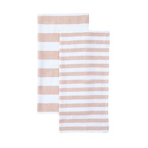 Living & Co Cotton XL Tea Towel Orange 2 Pack