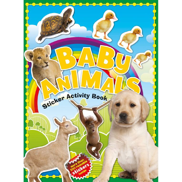 Baby Animals Sticker Activity Book The Warehouse