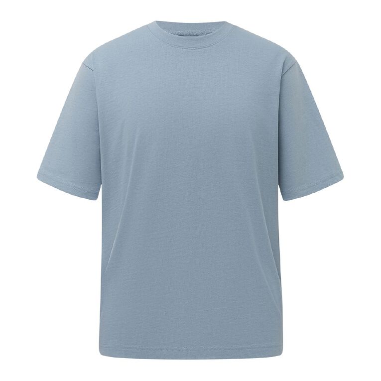 Garage Men's Heavyweight Boxy Tee, Blue Mid, hi-res