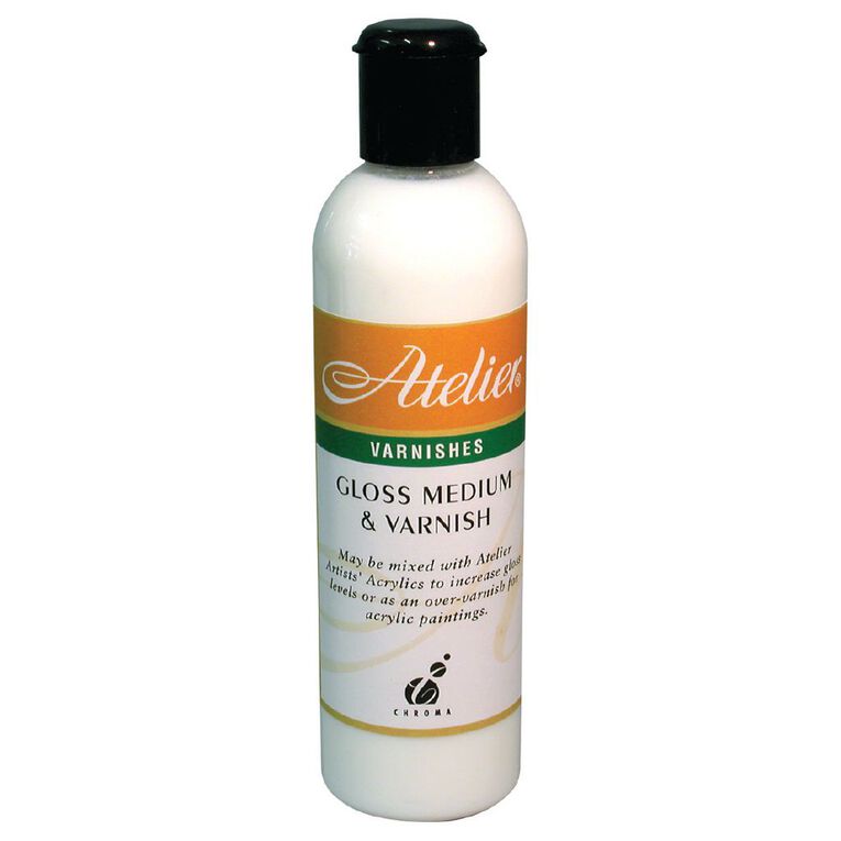 Atelier Gloss Medium & Varnish 250ml, , hi-res