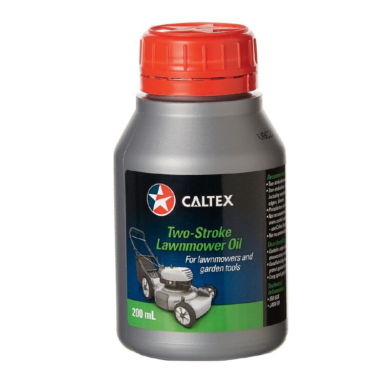 Caltex Lawn Mower Motor Oil 2T 2 Stroke 200ml The Warehouse