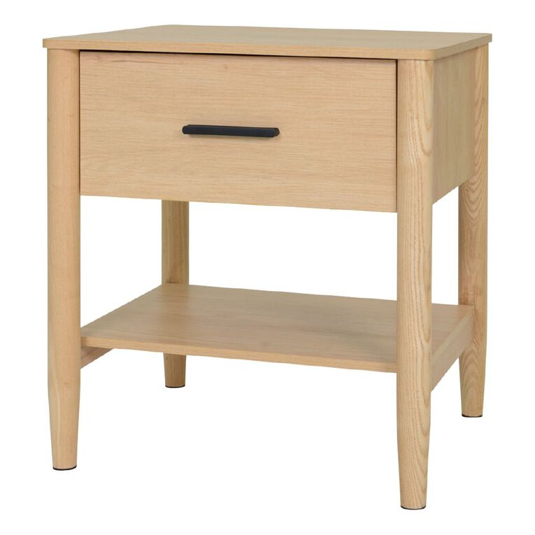 Living & Co Emerson Bedside Table Natural, , hi-res
