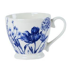 Living & Co Colonial Rose Mug White/Blue