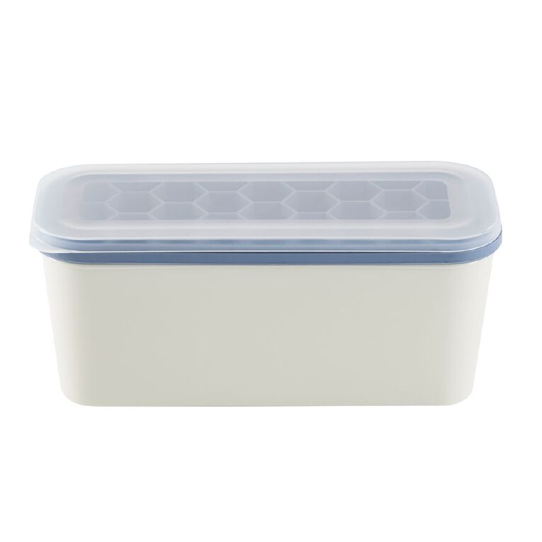 Living & Co Ice Tray with Container Blue, , hi-res