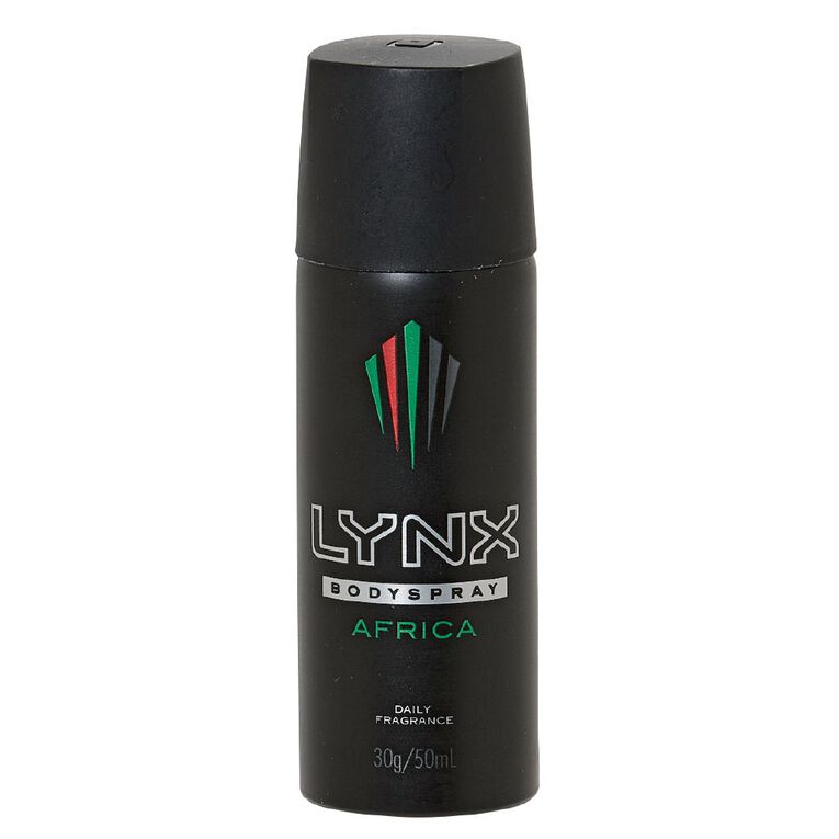 Lynx Africa Deodorant Bodyspray Travel Mini 32g The Warehouse