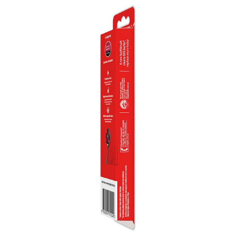 Colgate 360 Optic White Charcoal Soft 2 Pack, , hi-res