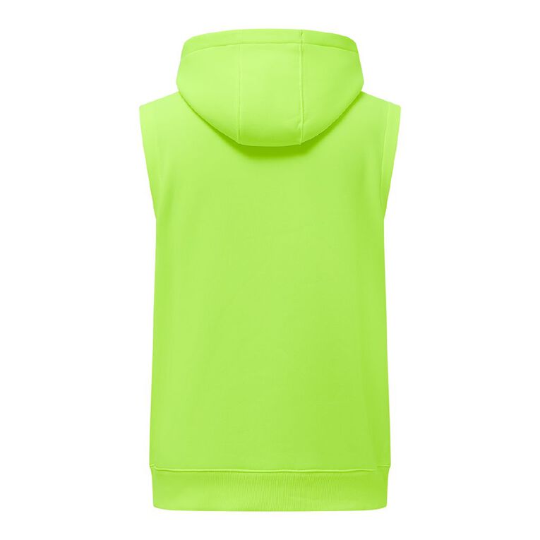 Rivet Sleeveless Work Hood, Yellow, hi-res