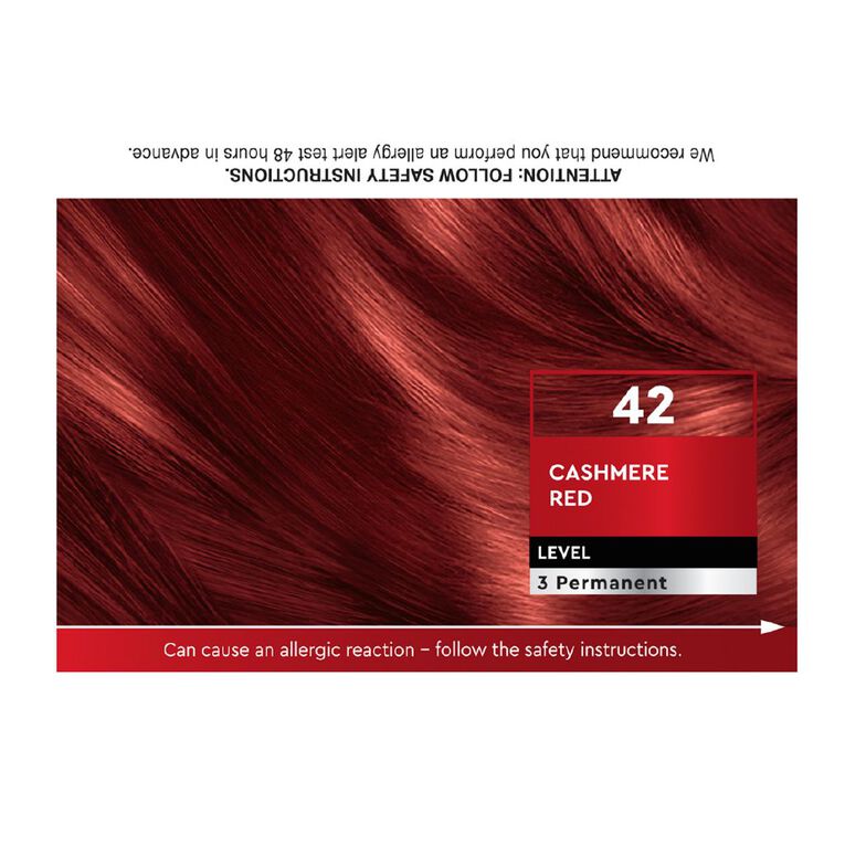 Schwarzkopf Brilliance Hair Colour Cashmere Red 42, , hi-res