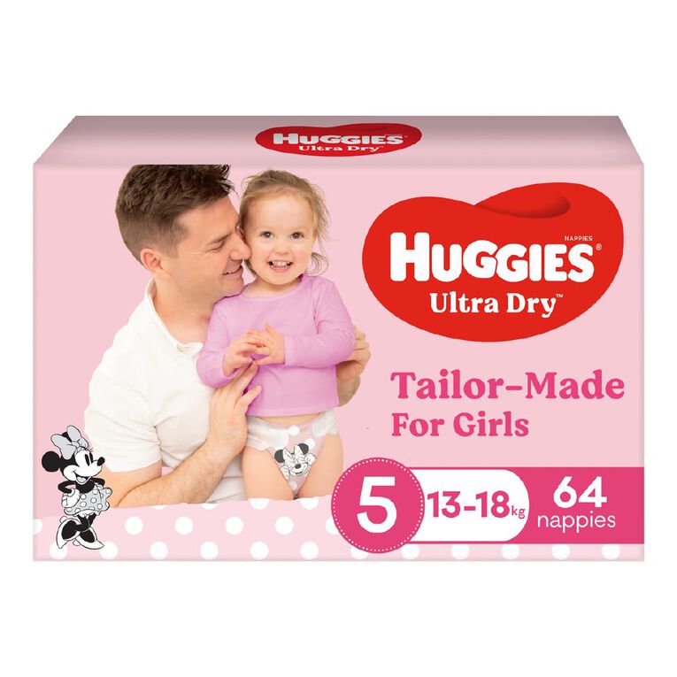 Huggies Jumbo Nappy Size 5 Walker Girl 72 Pack The Warehouse