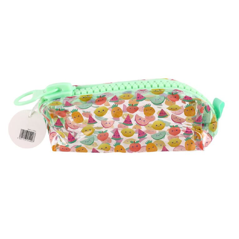 Kookie Summer Pencil Case Clear All Over Print, , hi-res
