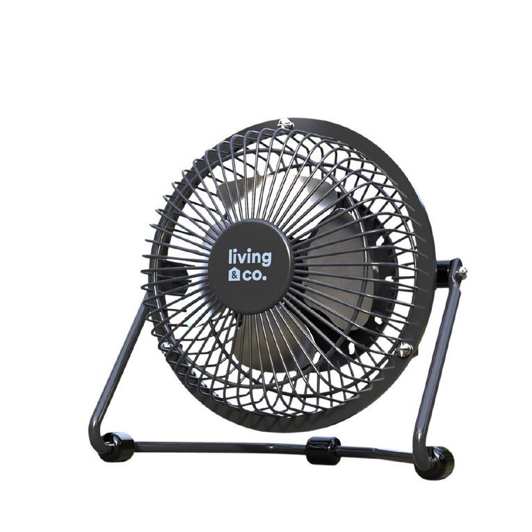Living & Co USB Desk Fan Black, , hi-res