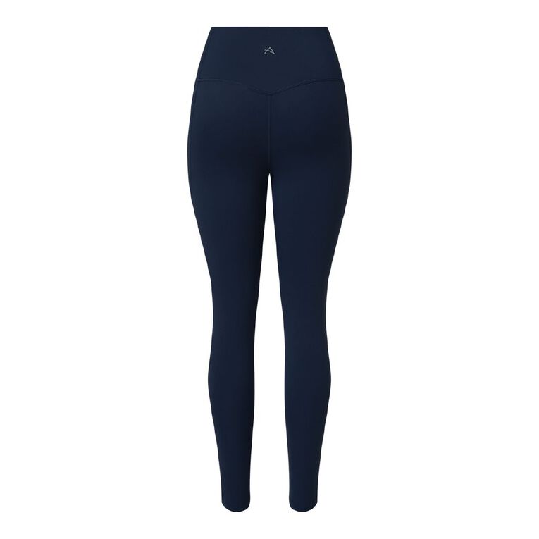 Active Intent Women's Side Pocket 7/8 Leggings, Blue Dark, hi-res
