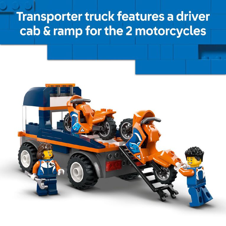 LEGO CITY Motorcycle Transporter 60491, , hi-res