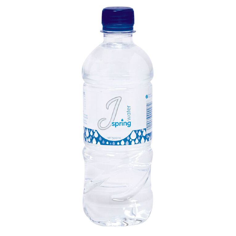 j still spring water bottle 500ml the warehouse