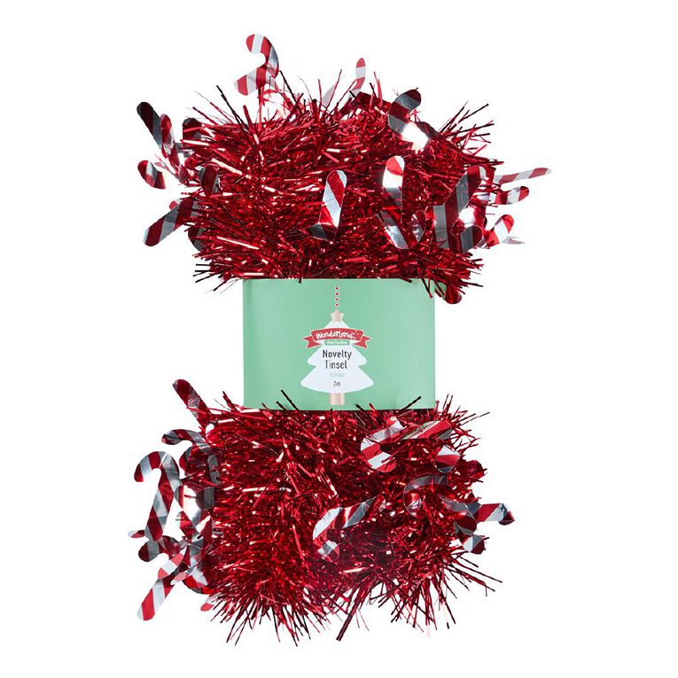 Wonderland Novelty Tinsel Assorted 2m, , hi-res