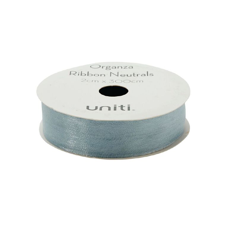 Uniti Organza Ribbon Neutrals 3m Assorted, , hi-res