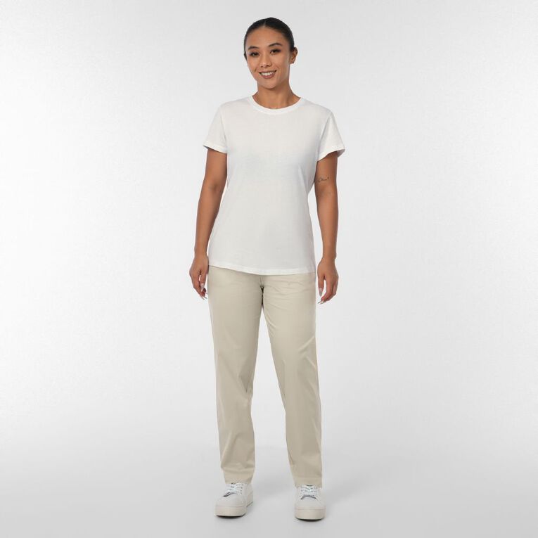 H&H Women's Pull On Tapered Pants, Brown Light, hi-res