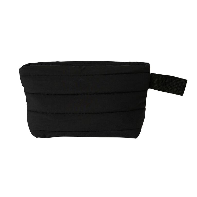 Poppi Puff Cosmetic Bag Black, , hi-res