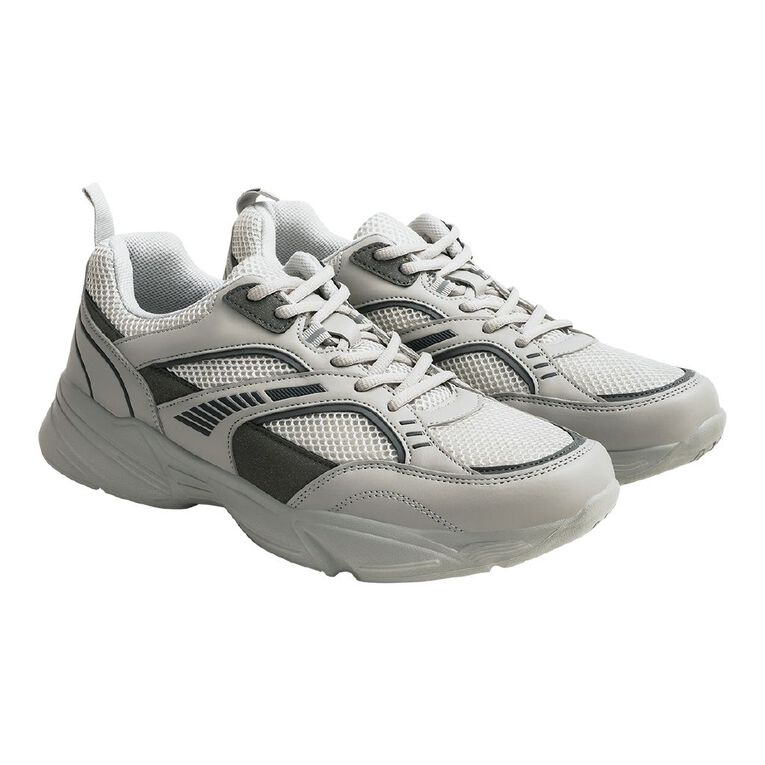 Active Intent Men's Dante Trainers, Grey, hi-res