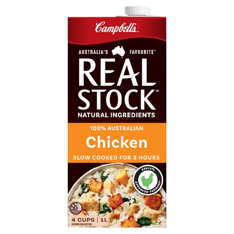 Campbell's Real Stock Chicken 1L, , hi-res