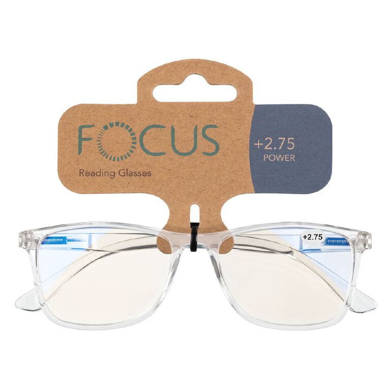 Focus Blue Light Filter Reading Glasses +2.75, , hi-res