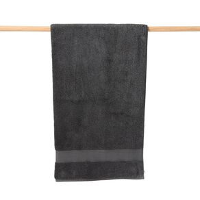Living & Co Hotel Spa Towel Charcoal 90cm x 150cm
