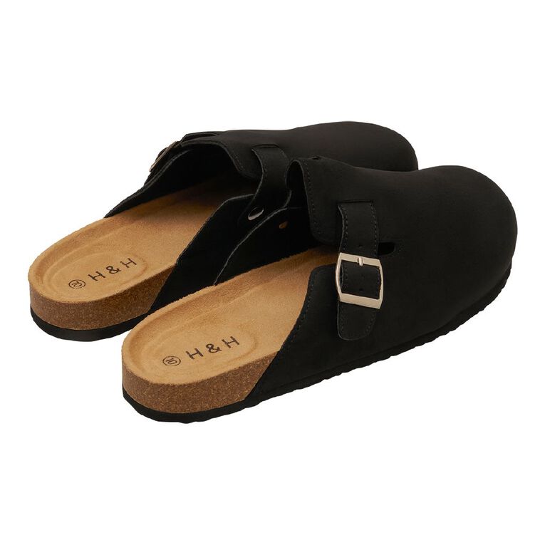 H&H Men's Micah Sandals, Black, hi-res